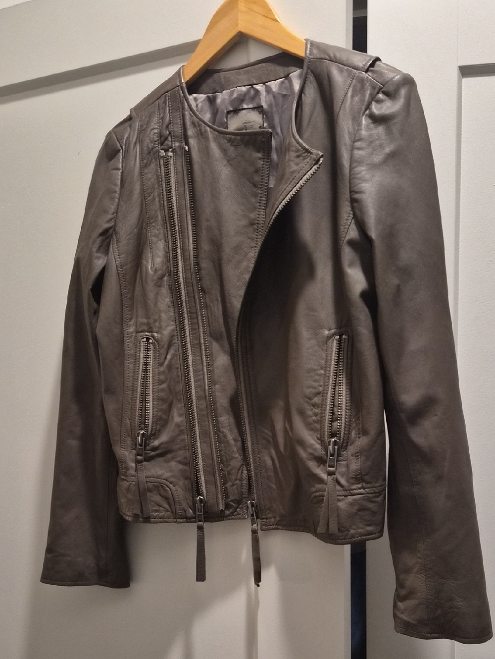 Joie Ailey leather moto jacket